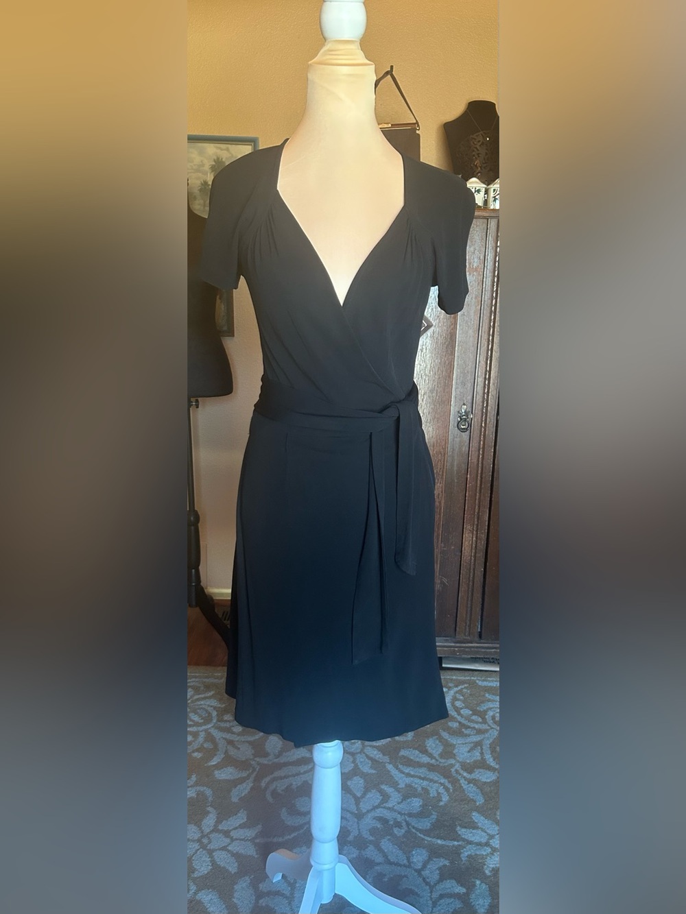 Vintage sweetheart Diane von Furstenberg wrap dress